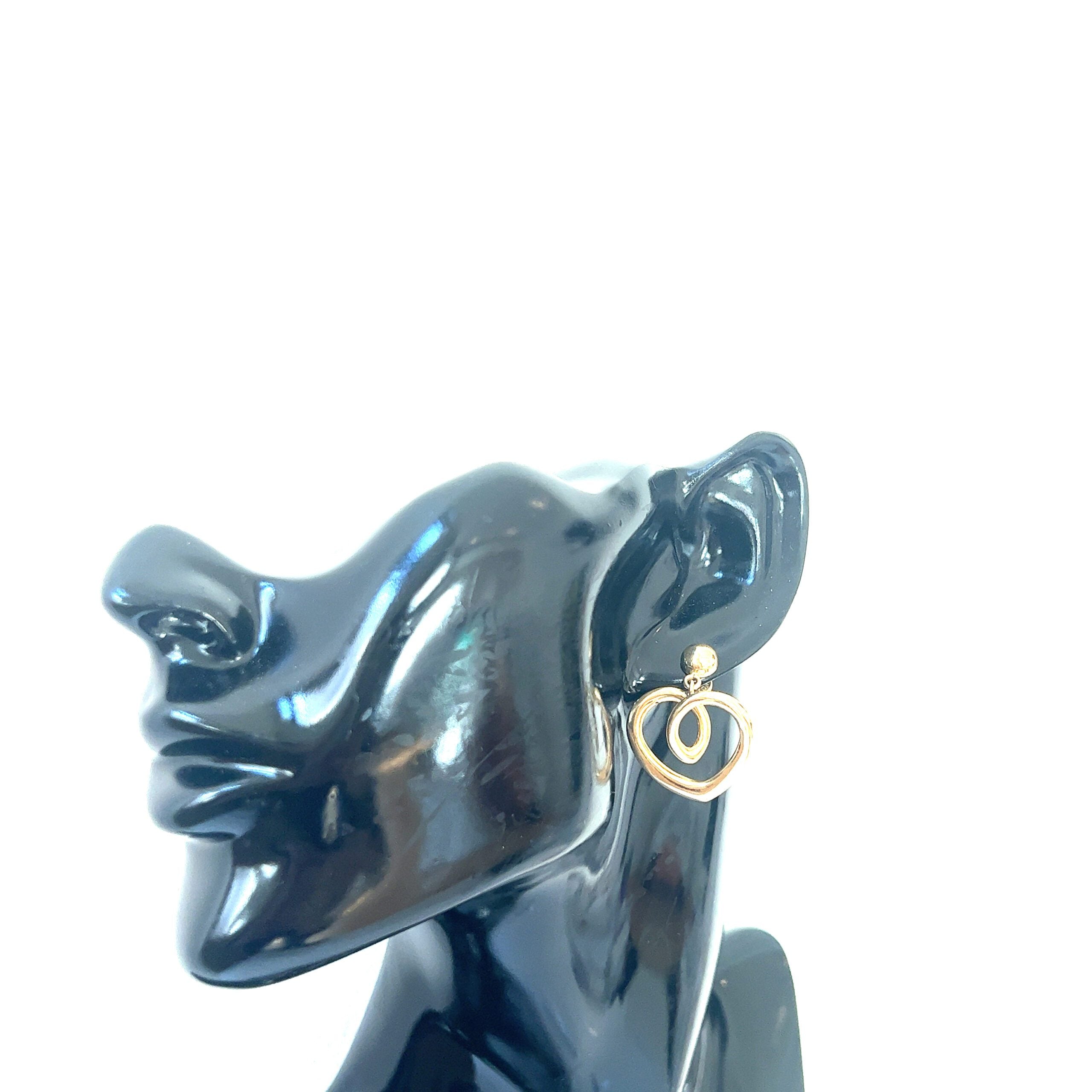 HEART PENDANT EARRINGS