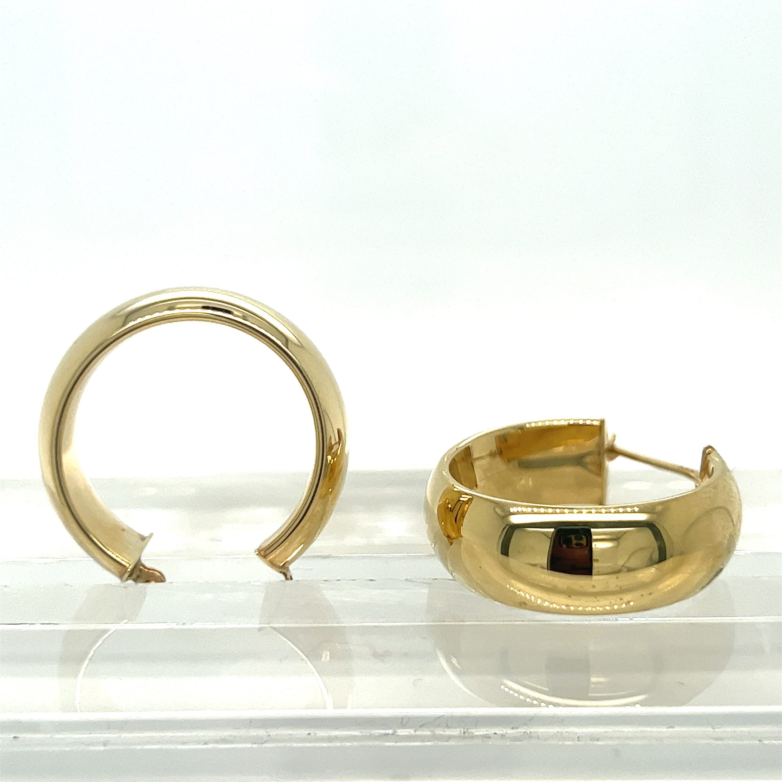 CHUBBY HOOP EARRINGS