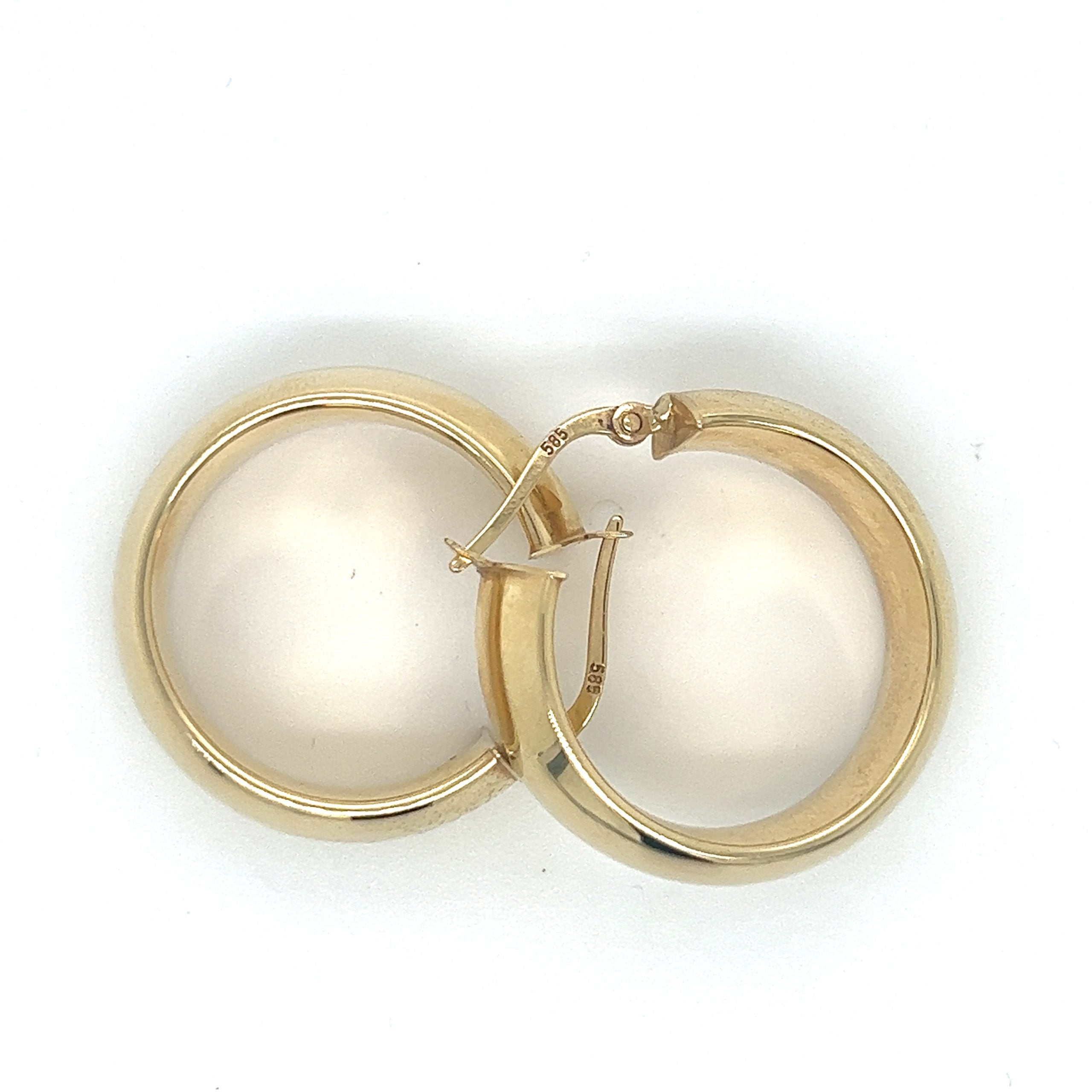 CHUBBY HOOP EARRINGS