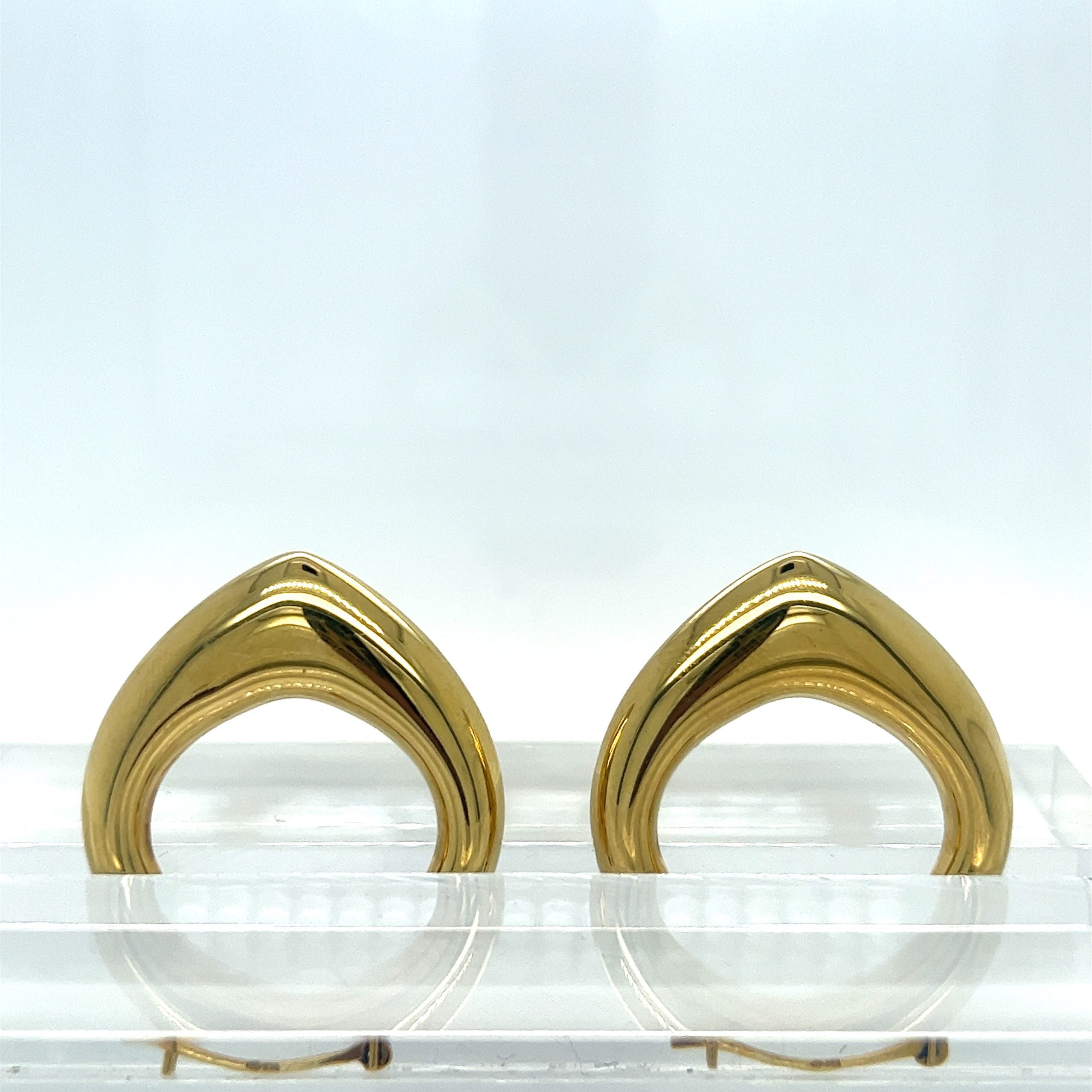 TEARDROP HOOP EARRINGS