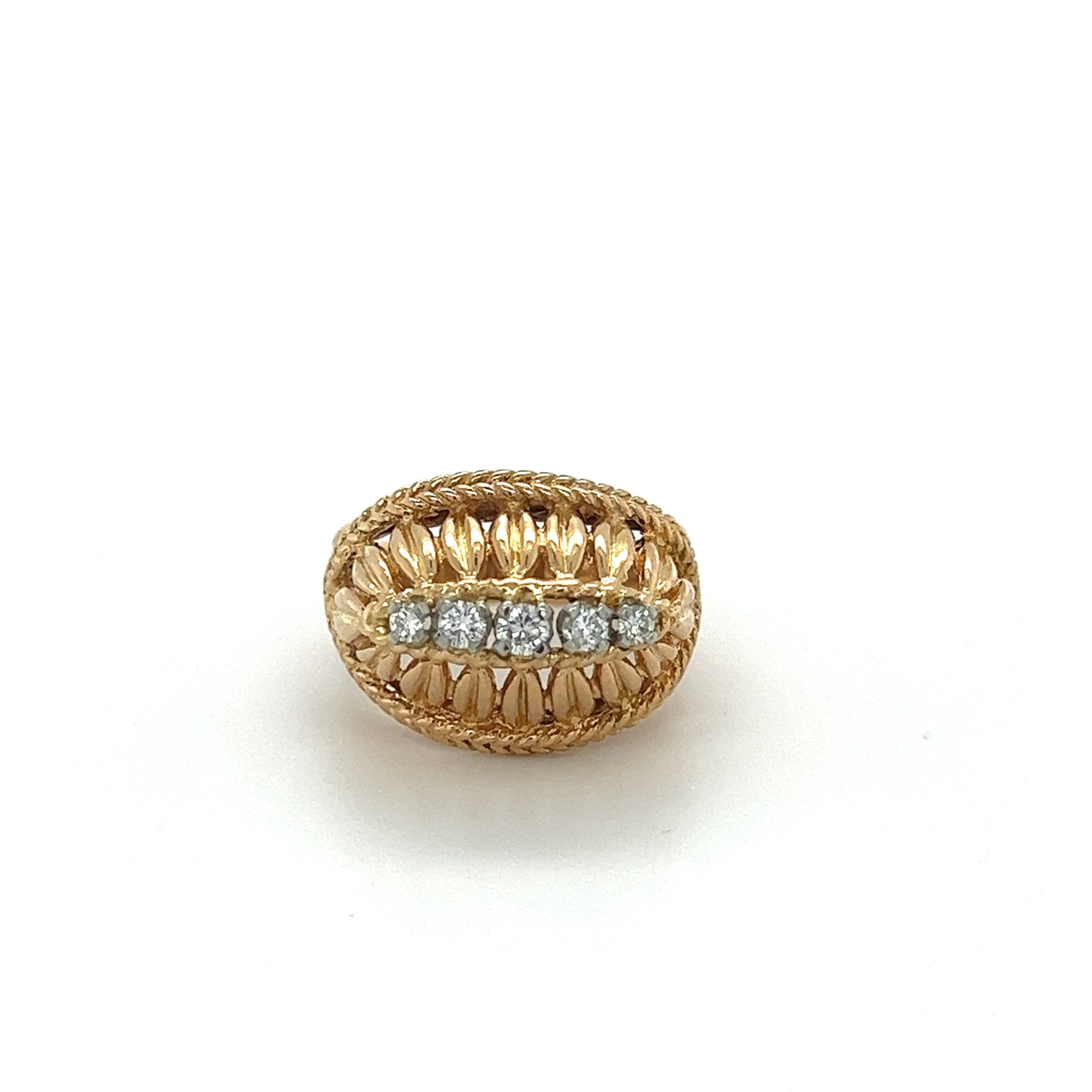 Vintage Ring with Diamonds