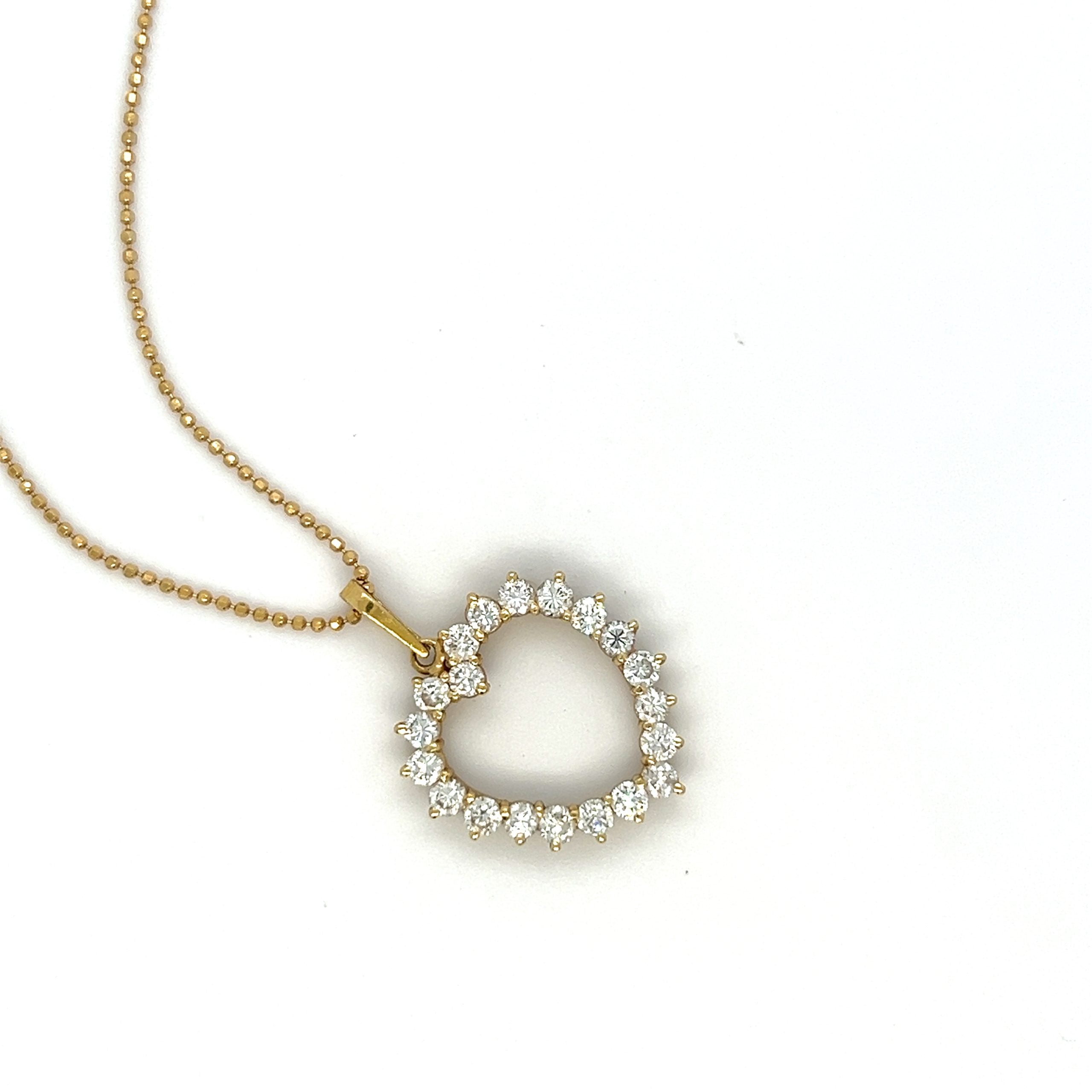 DIAMOND HEART PENDANT