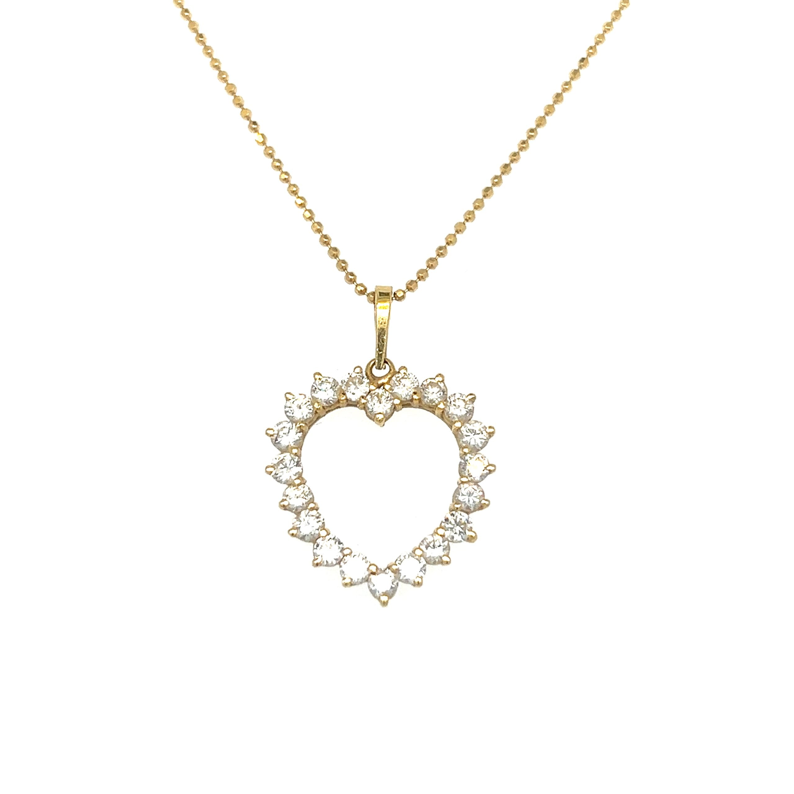 DIAMOND HEART PENDANT