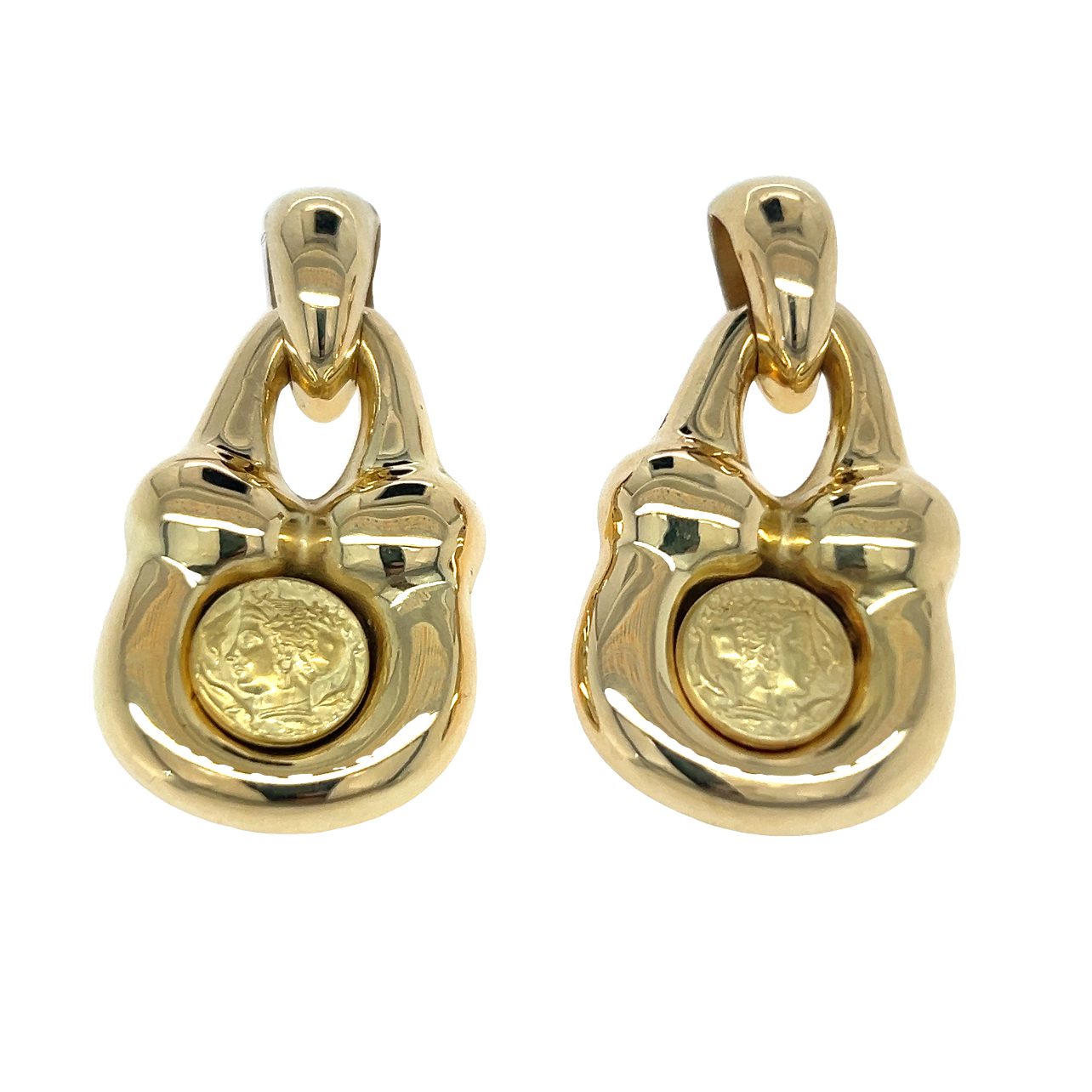 STATEMENT DOORKNOB EARRINGS