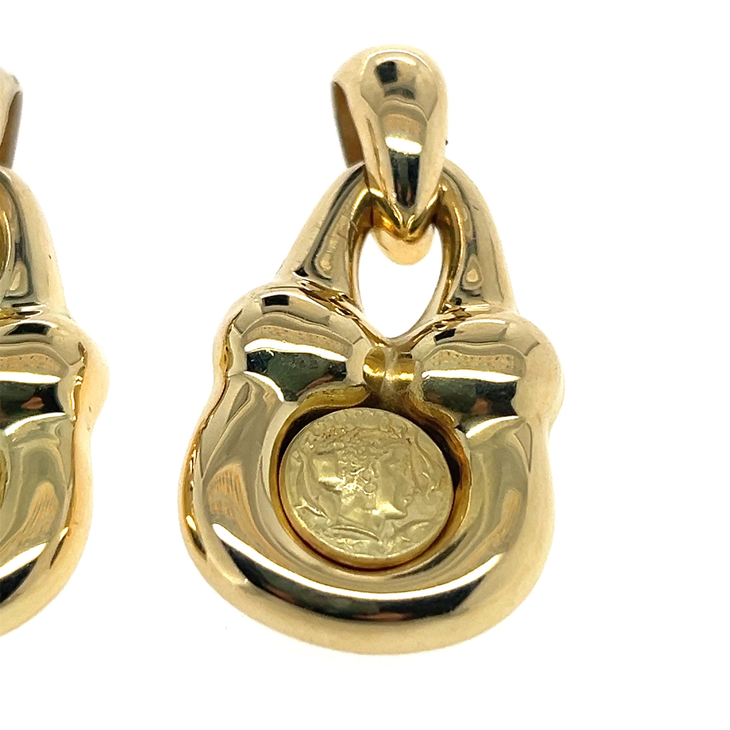 STATEMENT DOORKNOB EARRINGS