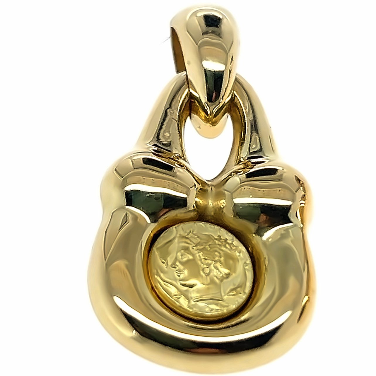 STATEMENT DOORKNOB EARRINGS