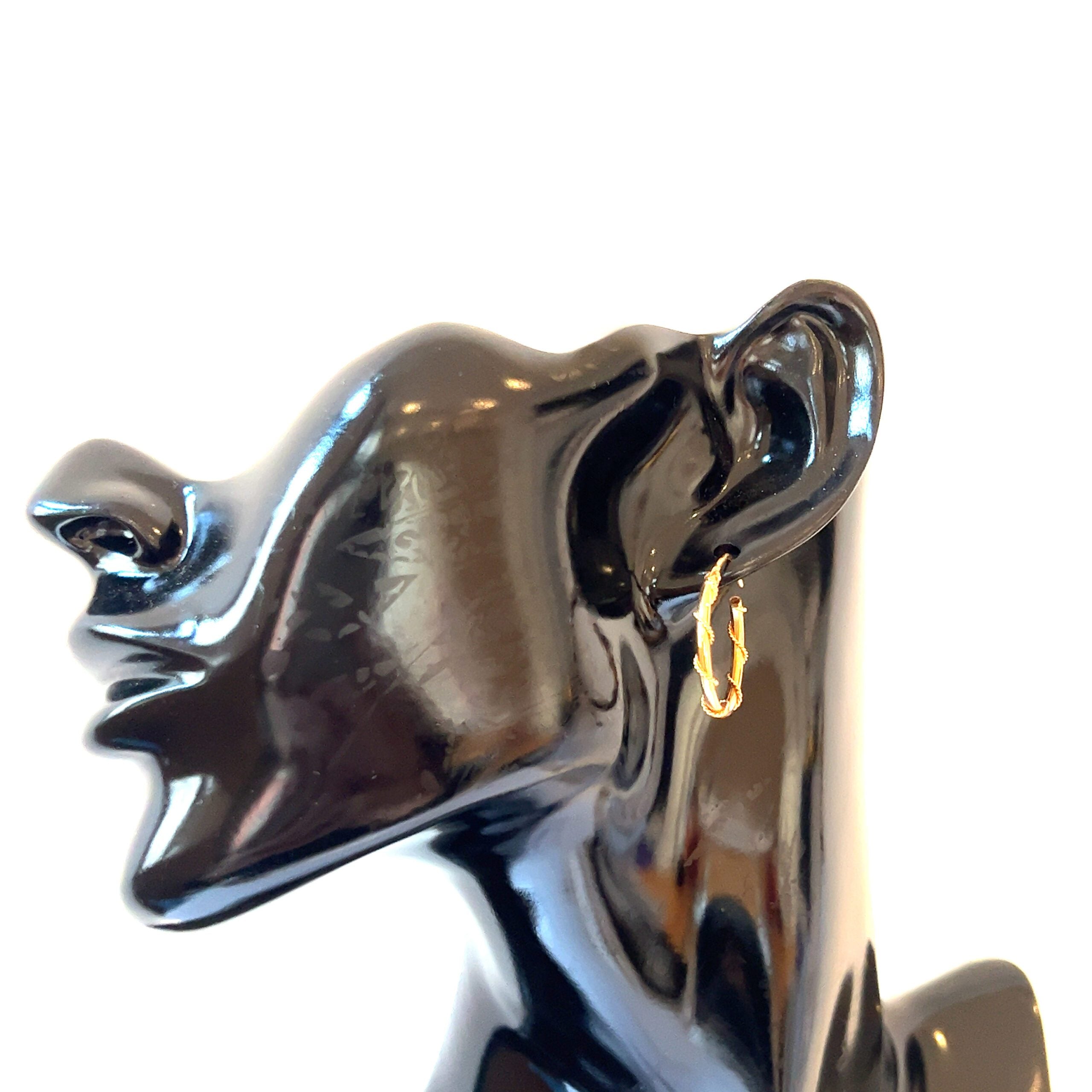 VINTAGE TWISTED HOOPS