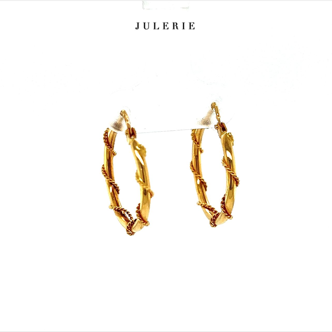 VINTAGE TWISTED HOOPS