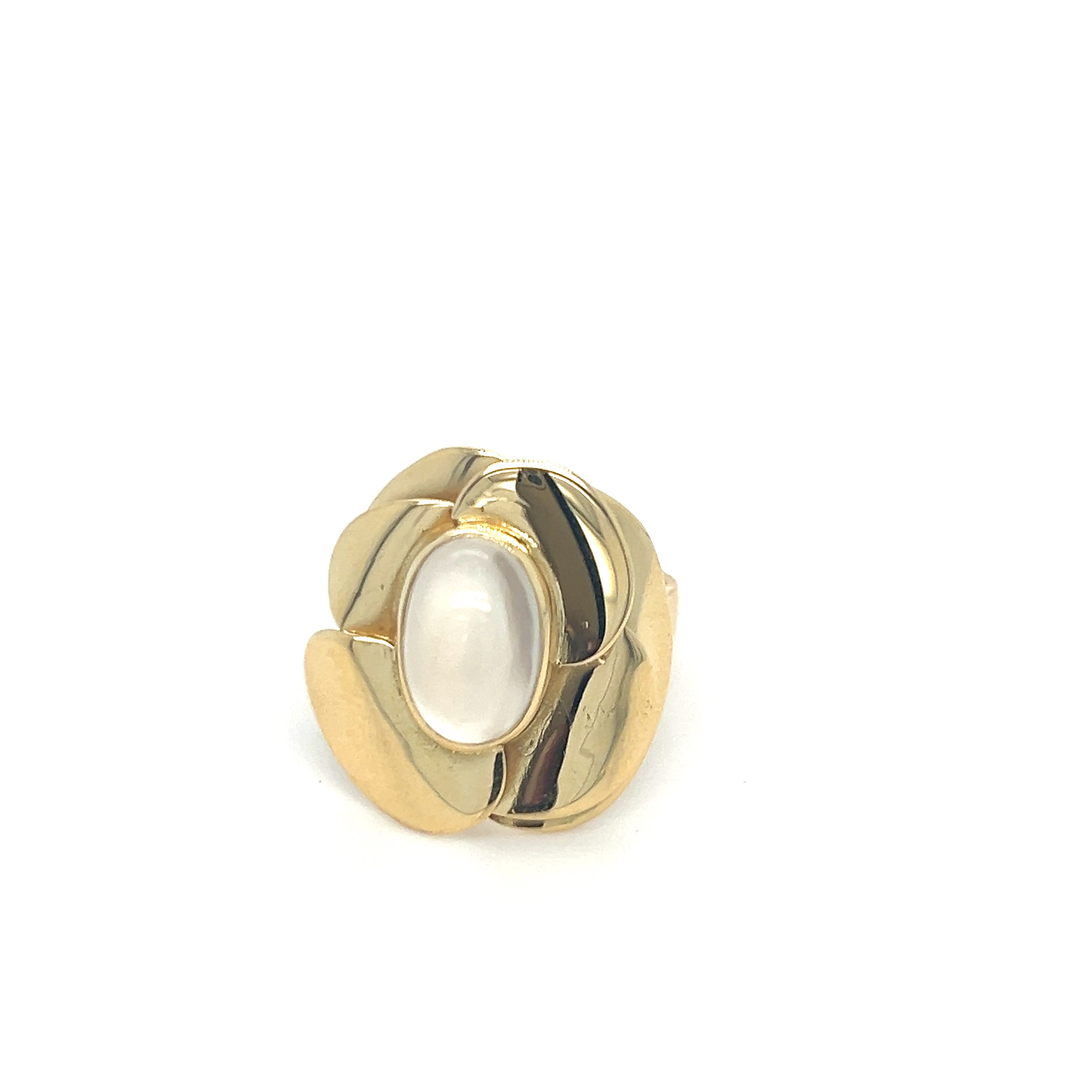 MOONSTONE FLOWER RING