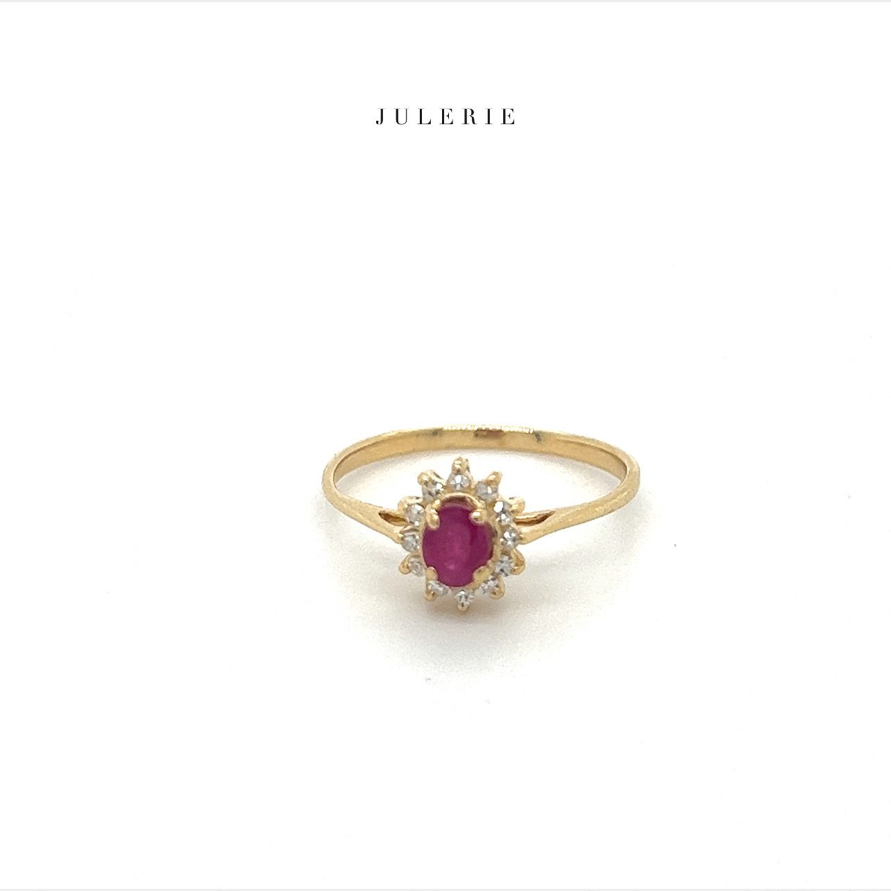 Ruby Diamond Diana Ring
