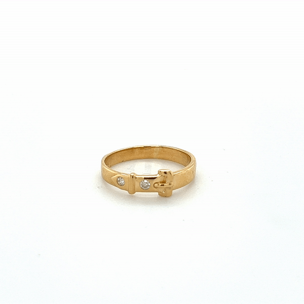 VINTAGE DIAMOND BELT RING
