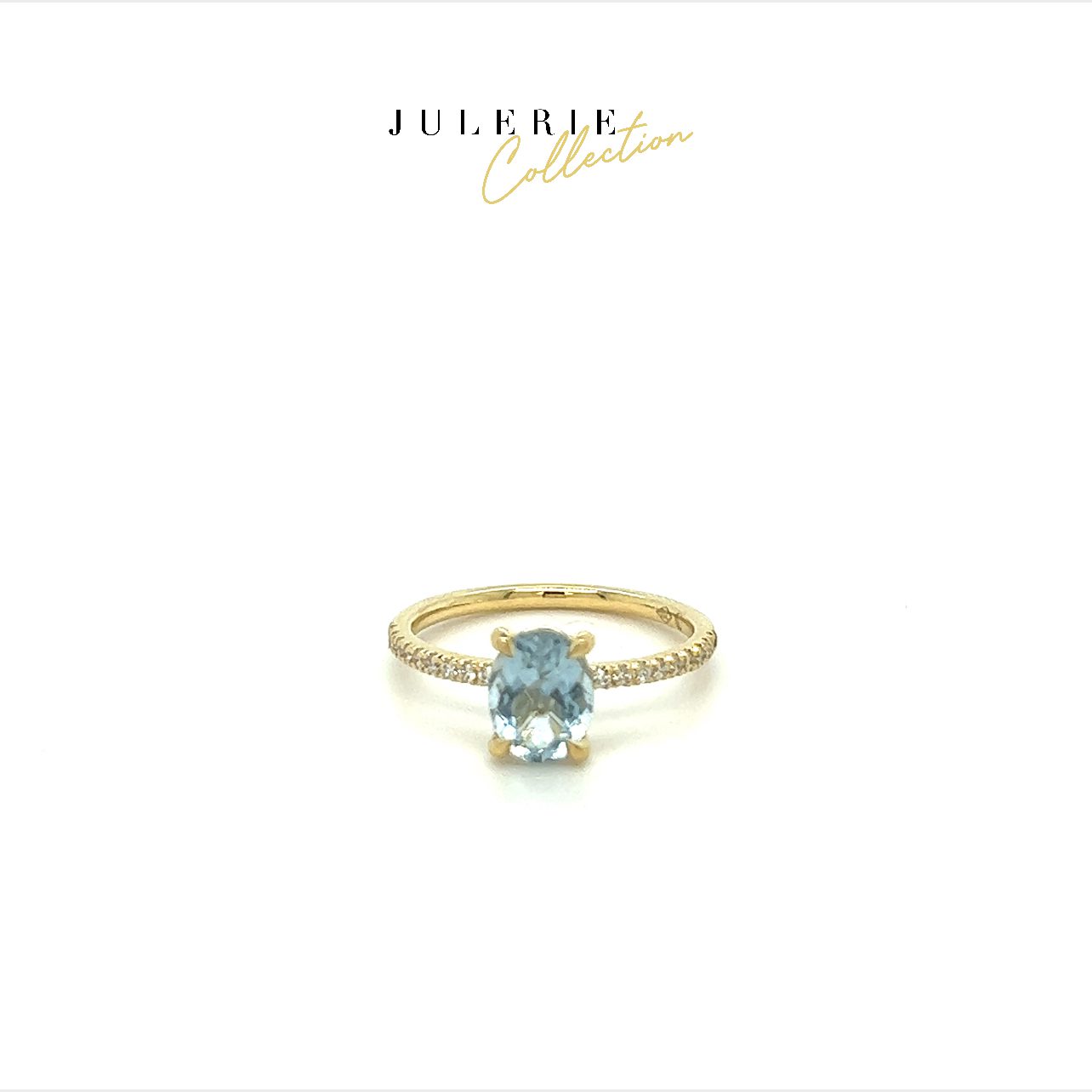 The "Anne" Aquamarine Ring