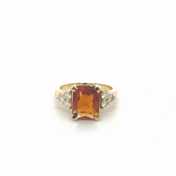 TOPAZ DIAMOND RING