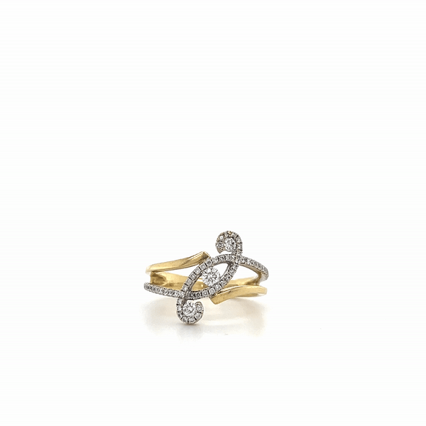 BICOLOR DIAMOND RING