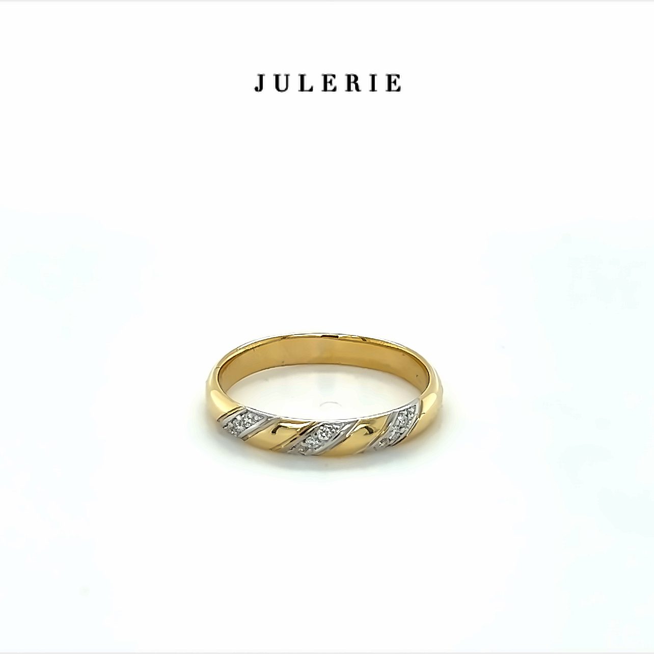 STACKABLE VINTAGE TWIST DIAMOND RING